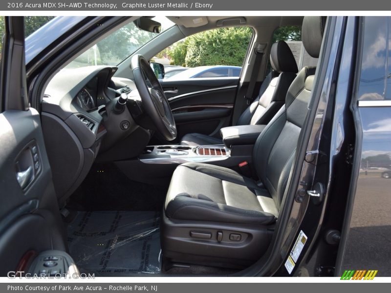 Graphite Luster Metallic / Ebony 2016 Acura MDX SH-AWD Technology