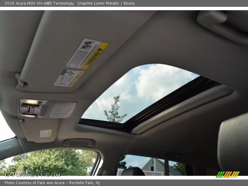 Graphite Luster Metallic / Ebony 2016 Acura MDX SH-AWD Technology