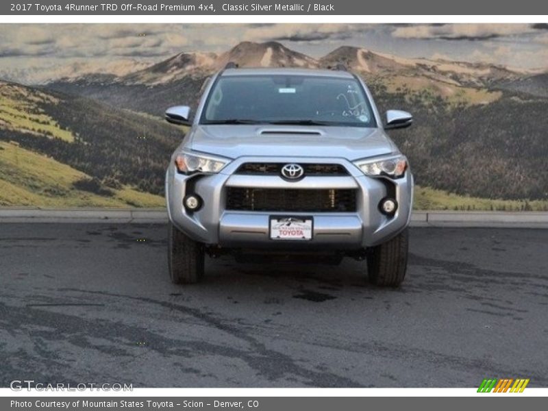 Classic Silver Metallic / Black 2017 Toyota 4Runner TRD Off-Road Premium 4x4
