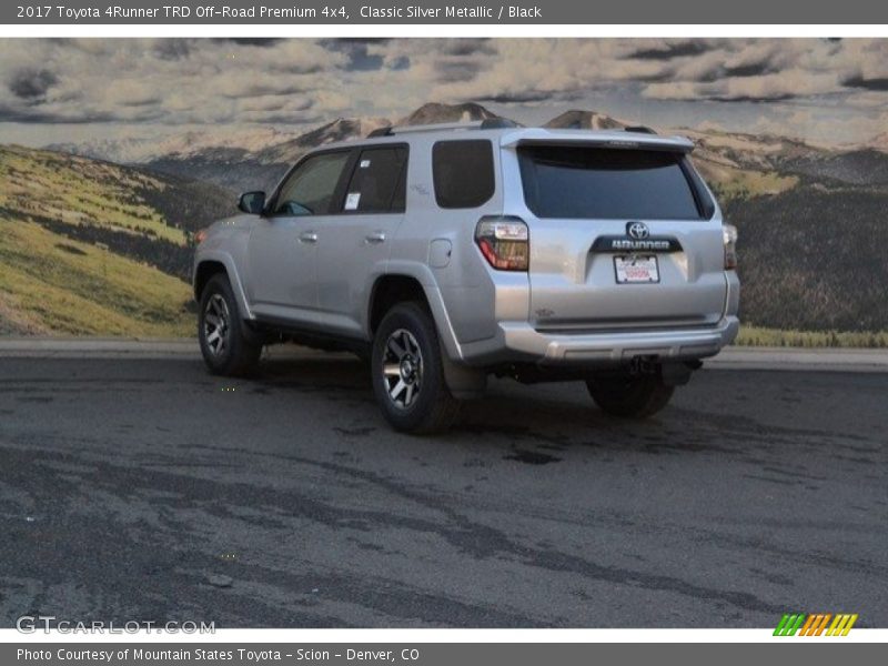 Classic Silver Metallic / Black 2017 Toyota 4Runner TRD Off-Road Premium 4x4