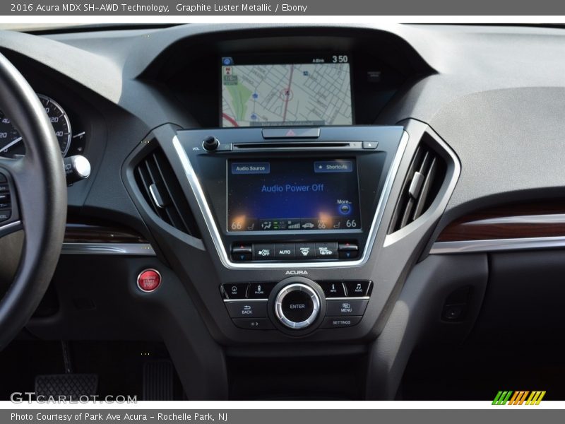 Graphite Luster Metallic / Ebony 2016 Acura MDX SH-AWD Technology