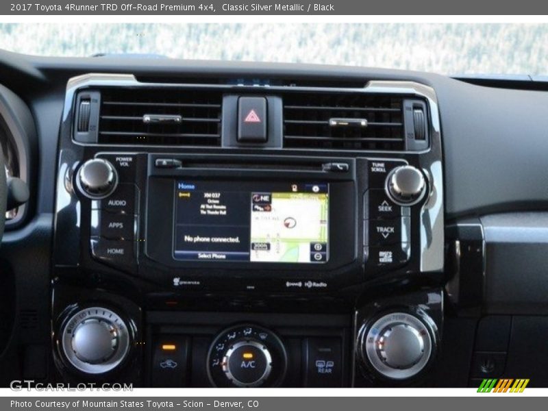 Classic Silver Metallic / Black 2017 Toyota 4Runner TRD Off-Road Premium 4x4