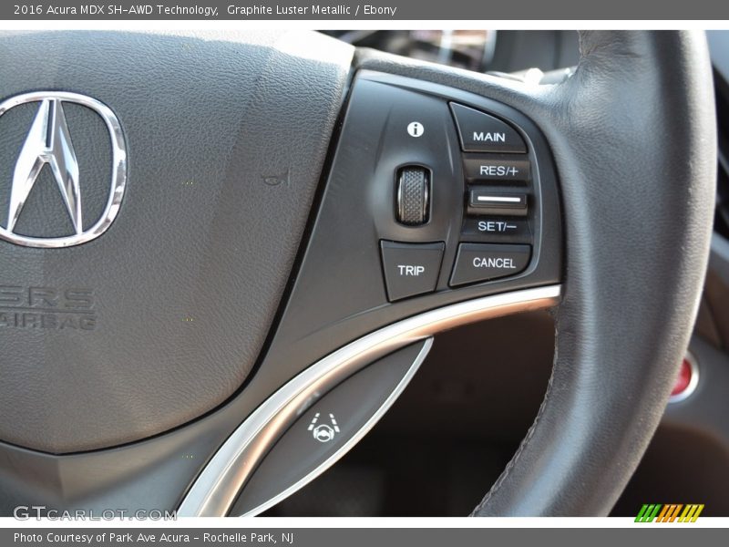 Graphite Luster Metallic / Ebony 2016 Acura MDX SH-AWD Technology