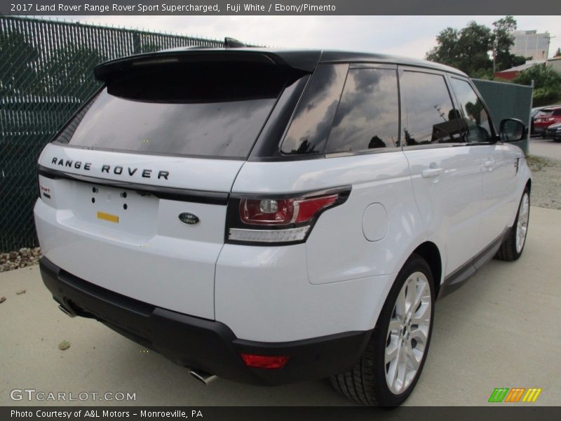 Fuji White / Ebony/Pimento 2017 Land Rover Range Rover Sport Supercharged