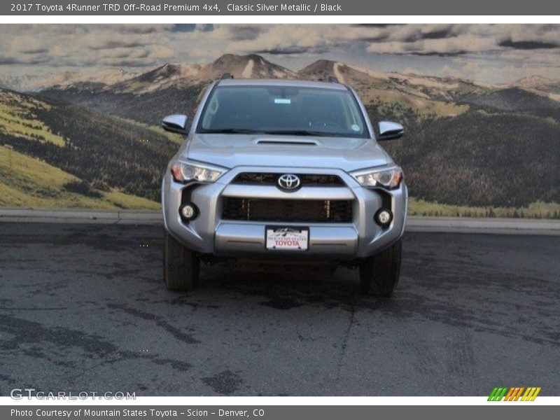 Classic Silver Metallic / Black 2017 Toyota 4Runner TRD Off-Road Premium 4x4