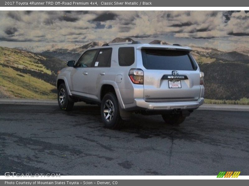 Classic Silver Metallic / Black 2017 Toyota 4Runner TRD Off-Road Premium 4x4
