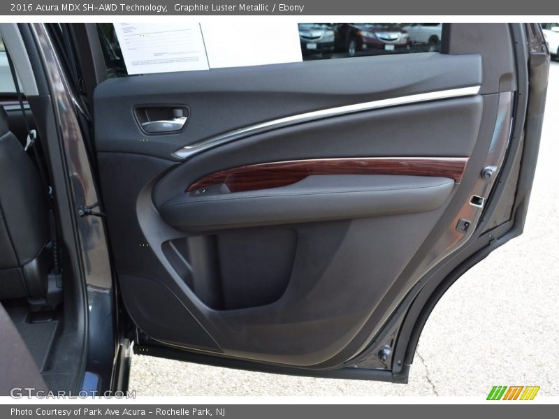 Graphite Luster Metallic / Ebony 2016 Acura MDX SH-AWD Technology