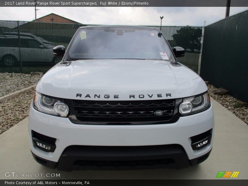 Fuji White / Ebony/Pimento 2017 Land Rover Range Rover Sport Supercharged