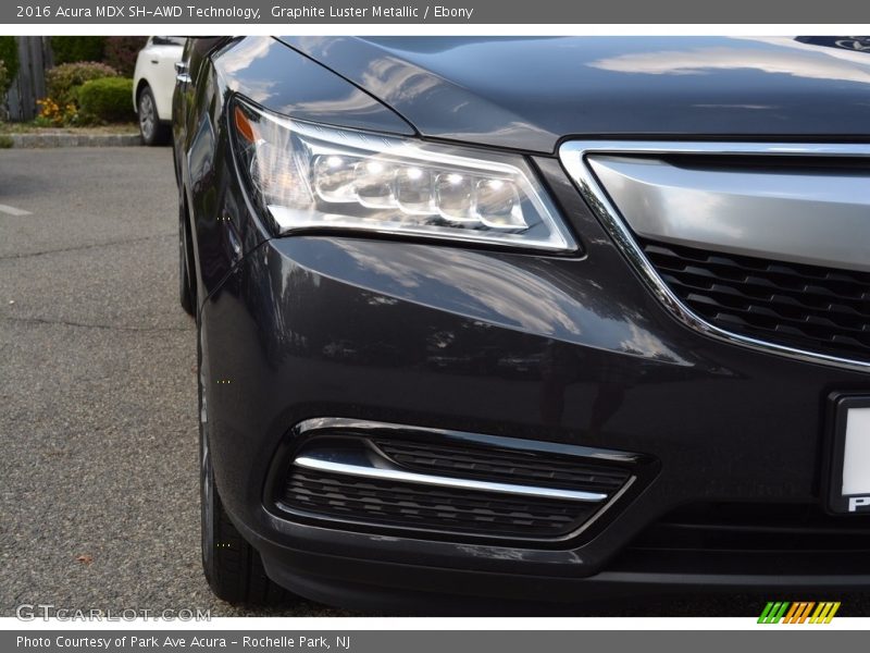Graphite Luster Metallic / Ebony 2016 Acura MDX SH-AWD Technology