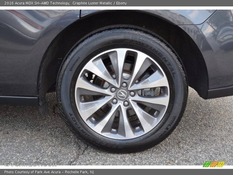 Graphite Luster Metallic / Ebony 2016 Acura MDX SH-AWD Technology