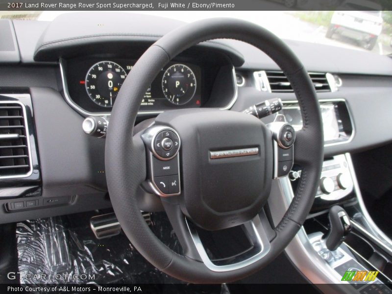 Fuji White / Ebony/Pimento 2017 Land Rover Range Rover Sport Supercharged