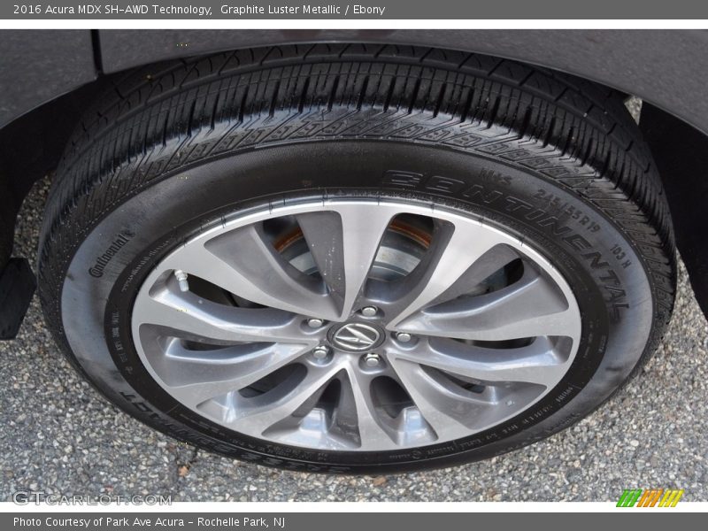 Graphite Luster Metallic / Ebony 2016 Acura MDX SH-AWD Technology