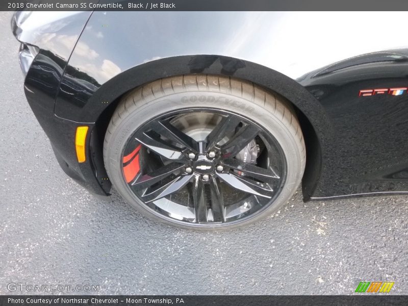 Black / Jet Black 2018 Chevrolet Camaro SS Convertible