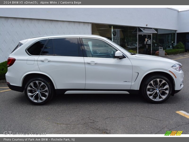 Alpine White / Canberra Beige 2014 BMW X5 xDrive35i