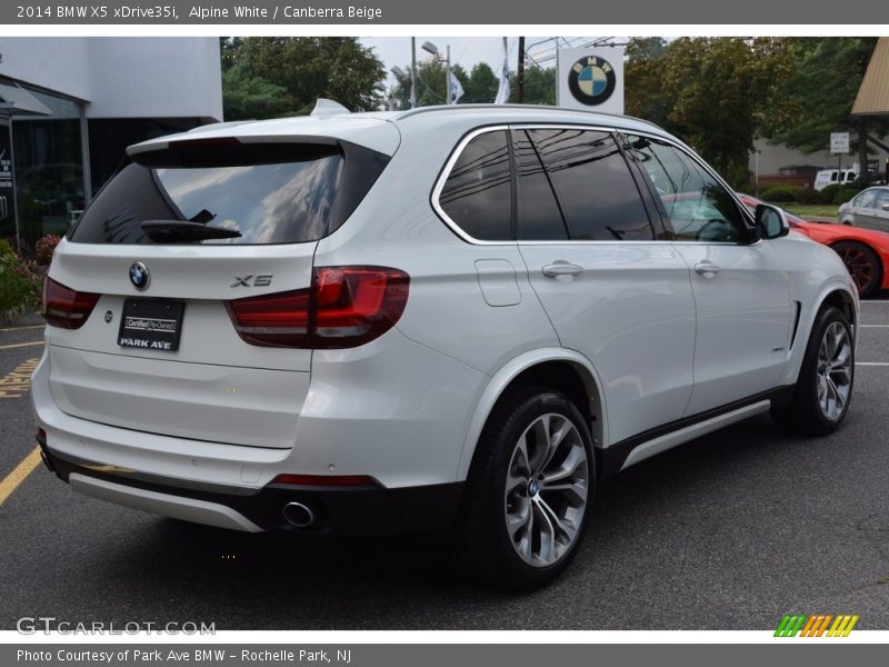 Alpine White / Canberra Beige 2014 BMW X5 xDrive35i