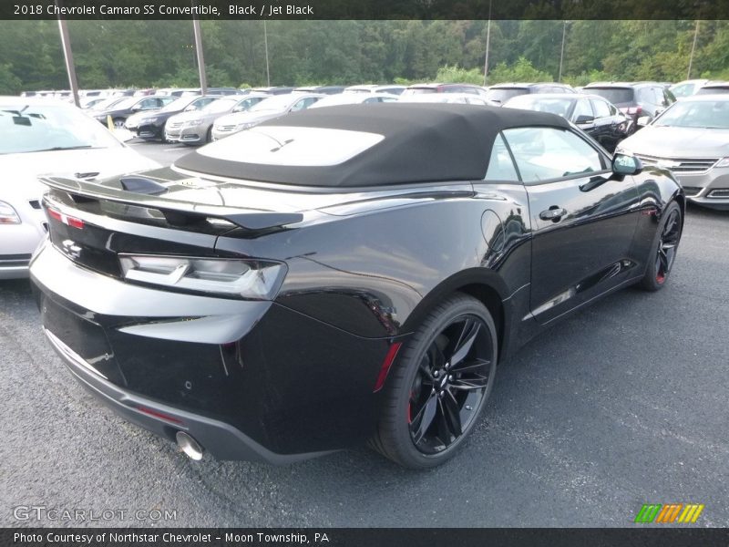 Black / Jet Black 2018 Chevrolet Camaro SS Convertible