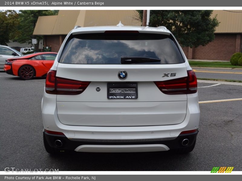 Alpine White / Canberra Beige 2014 BMW X5 xDrive35i