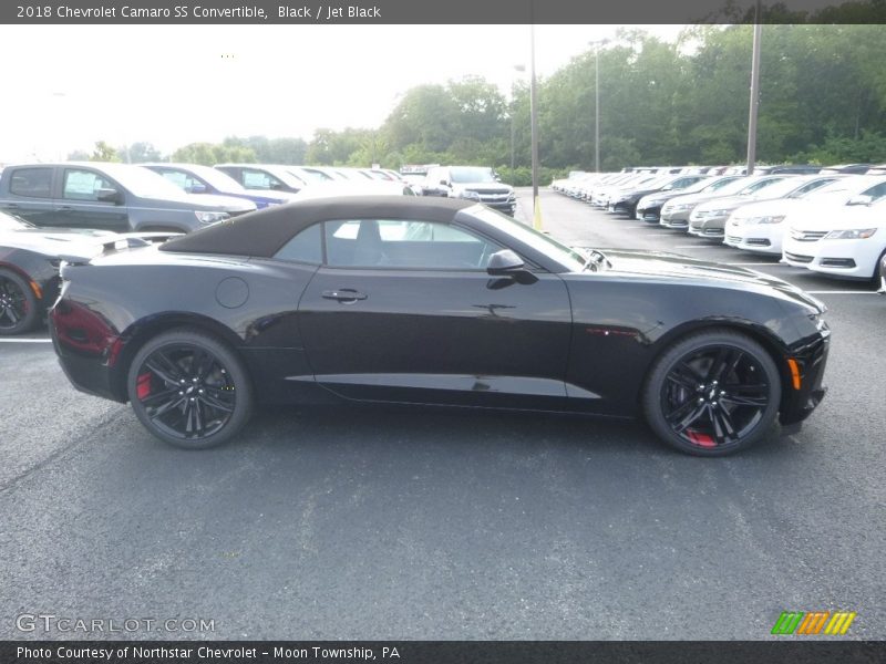 Black / Jet Black 2018 Chevrolet Camaro SS Convertible