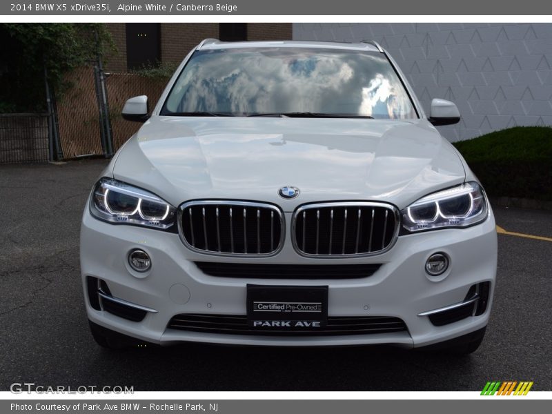 Alpine White / Canberra Beige 2014 BMW X5 xDrive35i