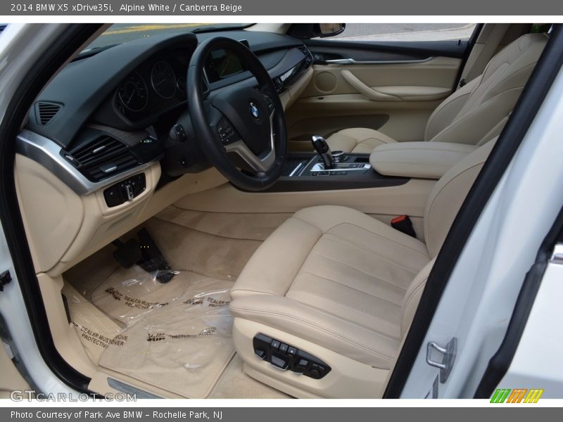 Alpine White / Canberra Beige 2014 BMW X5 xDrive35i