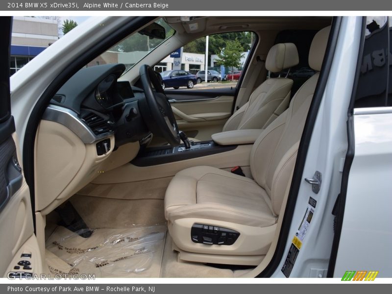 Alpine White / Canberra Beige 2014 BMW X5 xDrive35i