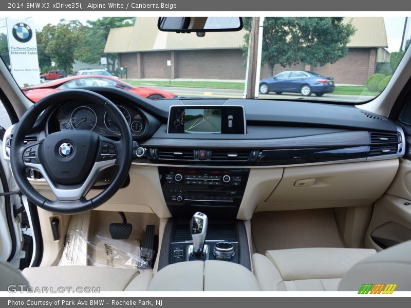 Alpine White / Canberra Beige 2014 BMW X5 xDrive35i