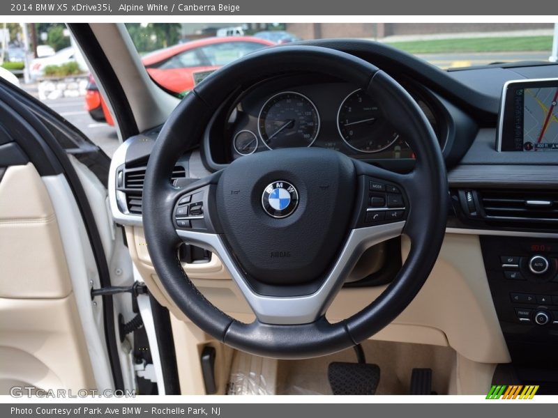 Alpine White / Canberra Beige 2014 BMW X5 xDrive35i