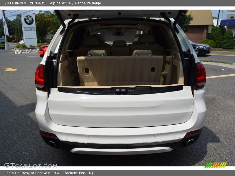 Alpine White / Canberra Beige 2014 BMW X5 xDrive35i