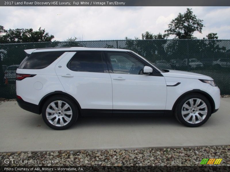 Fuji White / Vintage Tan/Ebony 2017 Land Rover Discovery HSE Luxury