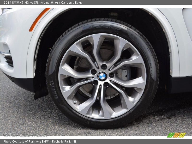 Alpine White / Canberra Beige 2014 BMW X5 xDrive35i