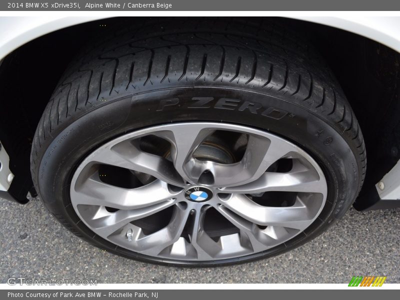 Alpine White / Canberra Beige 2014 BMW X5 xDrive35i