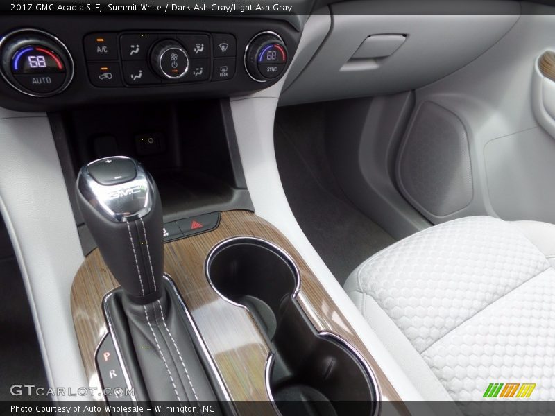 Summit White / Dark Ash Gray/Light Ash Gray 2017 GMC Acadia SLE