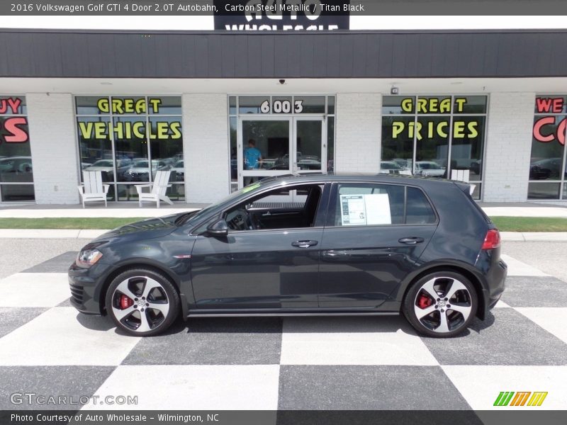 Carbon Steel Metallic / Titan Black 2016 Volkswagen Golf GTI 4 Door 2.0T Autobahn