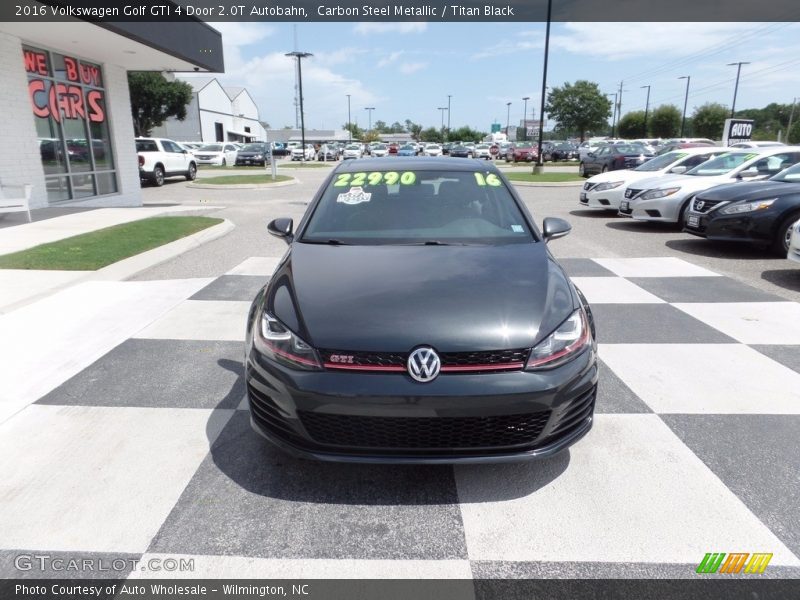Carbon Steel Metallic / Titan Black 2016 Volkswagen Golf GTI 4 Door 2.0T Autobahn