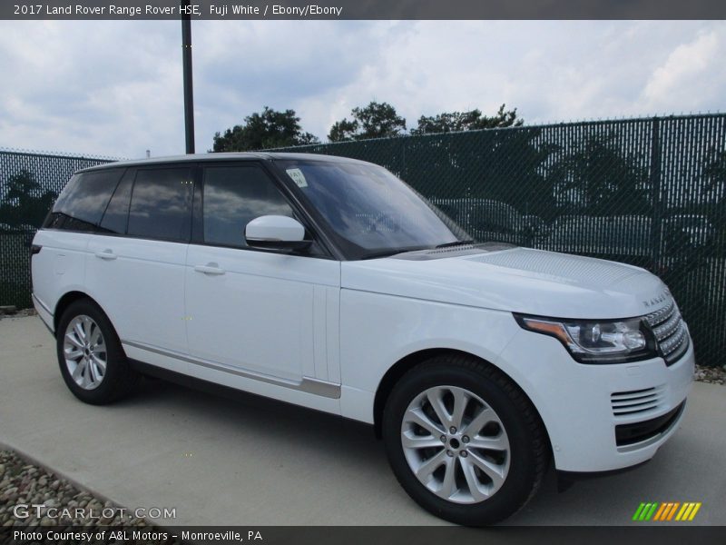 Fuji White / Ebony/Ebony 2017 Land Rover Range Rover HSE
