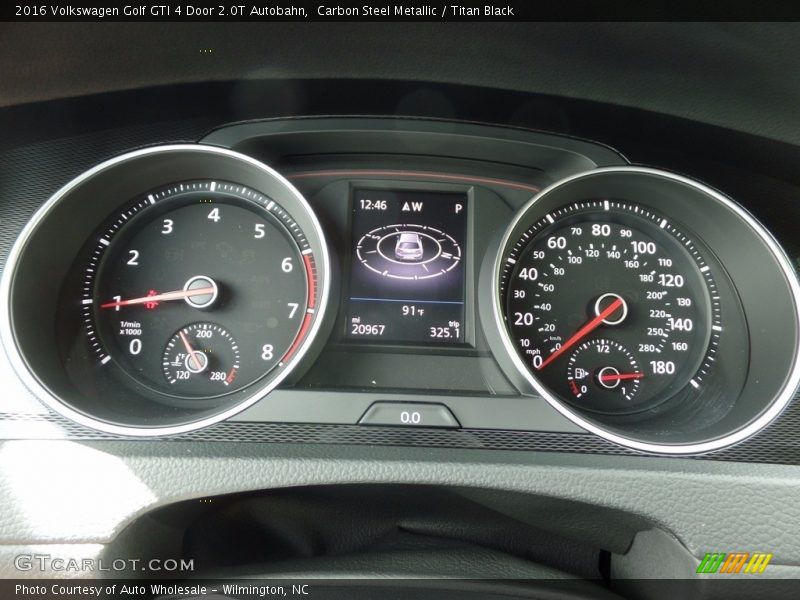 Carbon Steel Metallic / Titan Black 2016 Volkswagen Golf GTI 4 Door 2.0T Autobahn