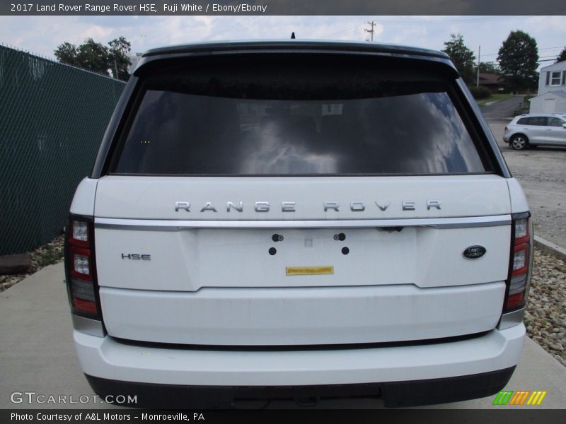 Fuji White / Ebony/Ebony 2017 Land Rover Range Rover HSE
