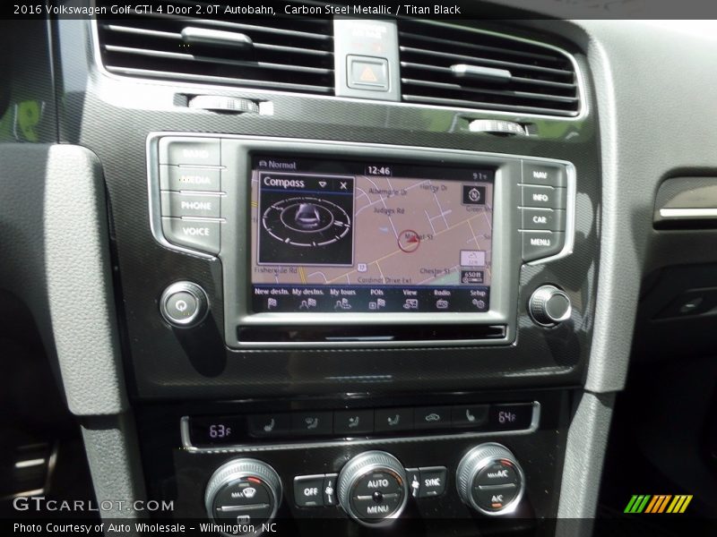 Carbon Steel Metallic / Titan Black 2016 Volkswagen Golf GTI 4 Door 2.0T Autobahn