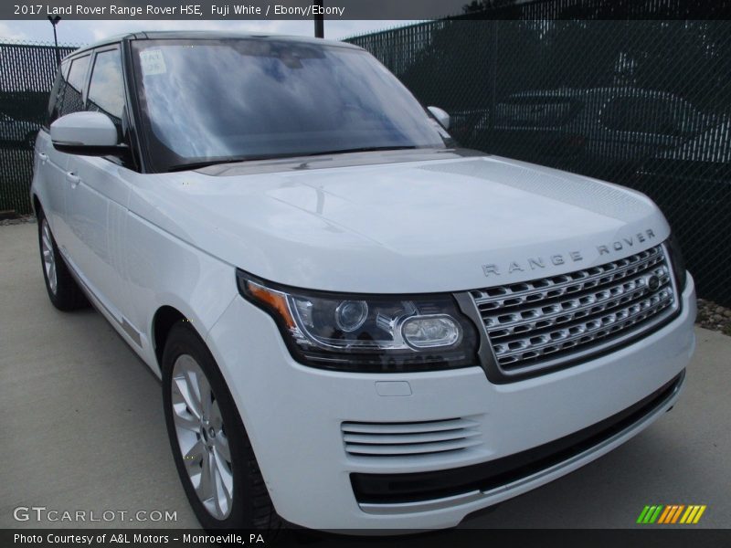 Fuji White / Ebony/Ebony 2017 Land Rover Range Rover HSE