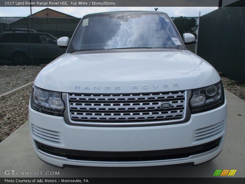 Fuji White / Ebony/Ebony 2017 Land Rover Range Rover HSE