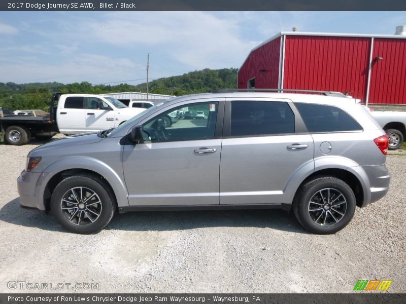 Billet / Black 2017 Dodge Journey SE AWD
