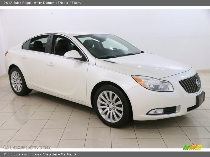 White Diamond Tricoat / Ebony 2012 Buick Regal