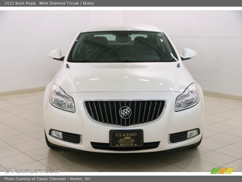 White Diamond Tricoat / Ebony 2012 Buick Regal