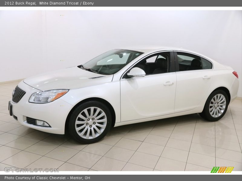 White Diamond Tricoat / Ebony 2012 Buick Regal