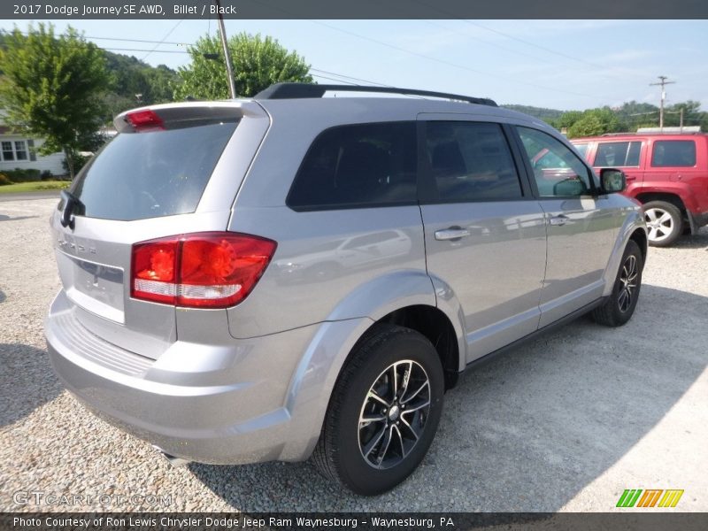 Billet / Black 2017 Dodge Journey SE AWD