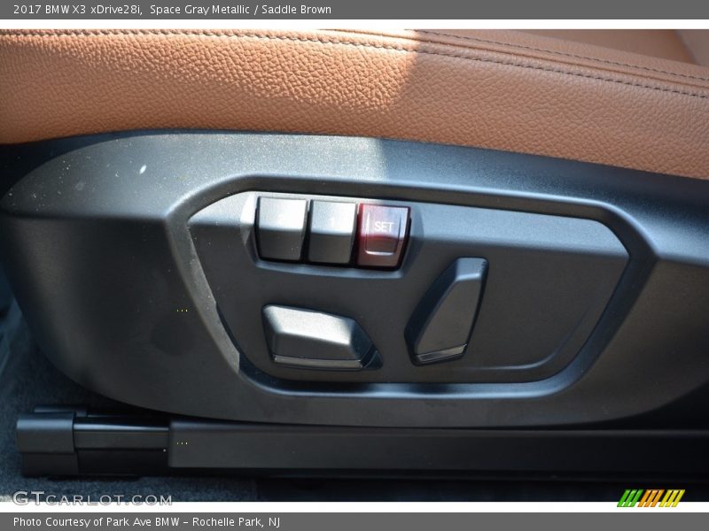 Space Gray Metallic / Saddle Brown 2017 BMW X3 xDrive28i