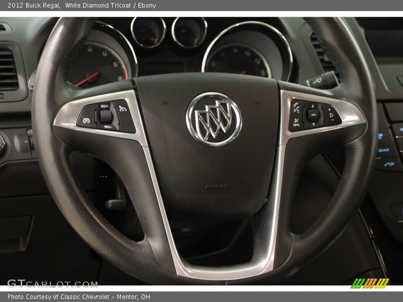 White Diamond Tricoat / Ebony 2012 Buick Regal