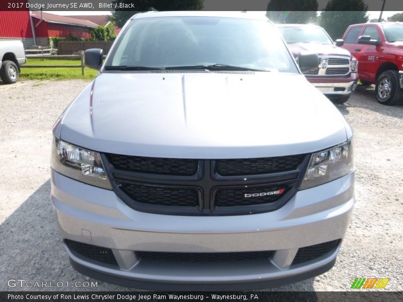 Billet / Black 2017 Dodge Journey SE AWD