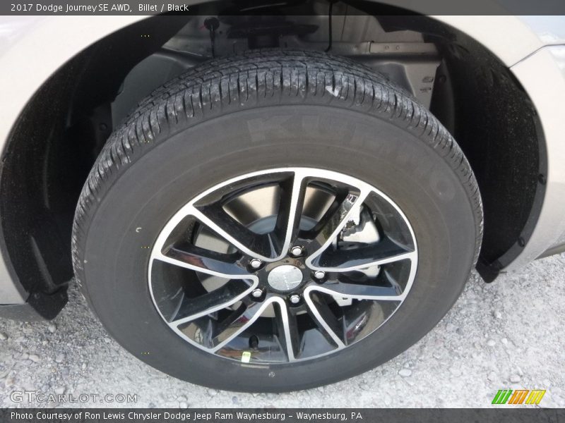 Billet / Black 2017 Dodge Journey SE AWD