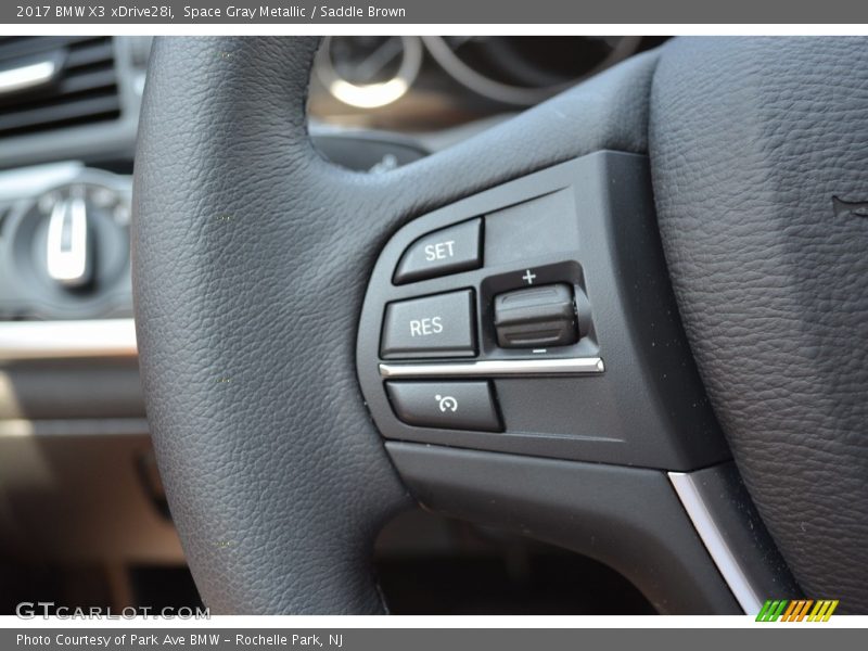 Space Gray Metallic / Saddle Brown 2017 BMW X3 xDrive28i